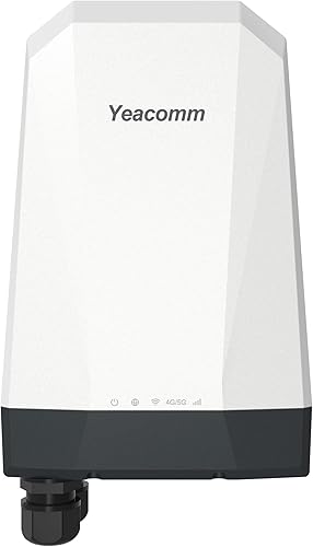 Yeacomm 5G NR SANSA Router al aire libre, módem 5G al aire libre IP67 impermeable CPE con ranuras para tarjetas SIM duales GatewayBridgeWireless,
