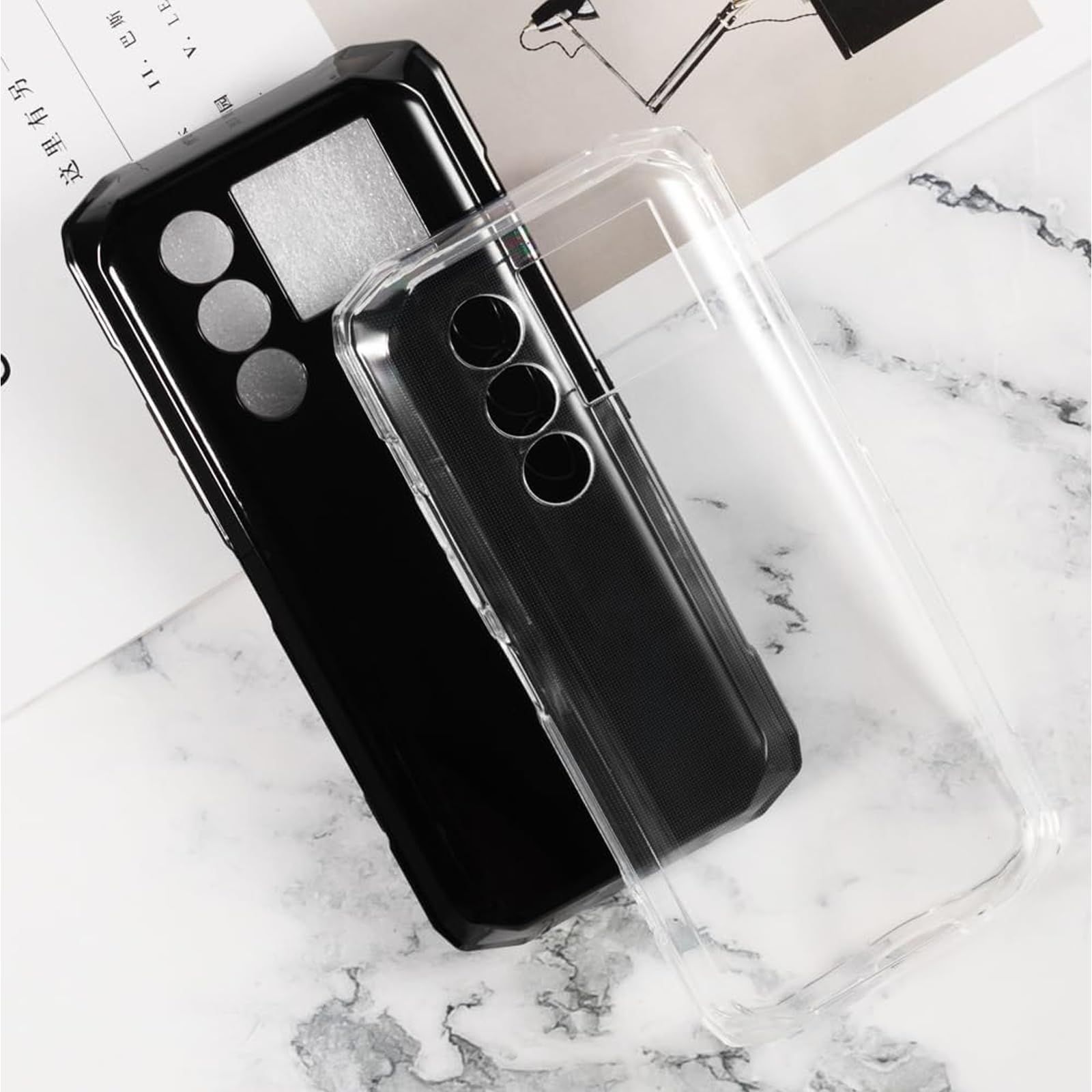 Xiangyun Cover Per Doogee Blade 20 Play – Custodia In Silicone TPU Trasparente + Pellicola Vetro Temperato 9H – Protezione Completa - 6