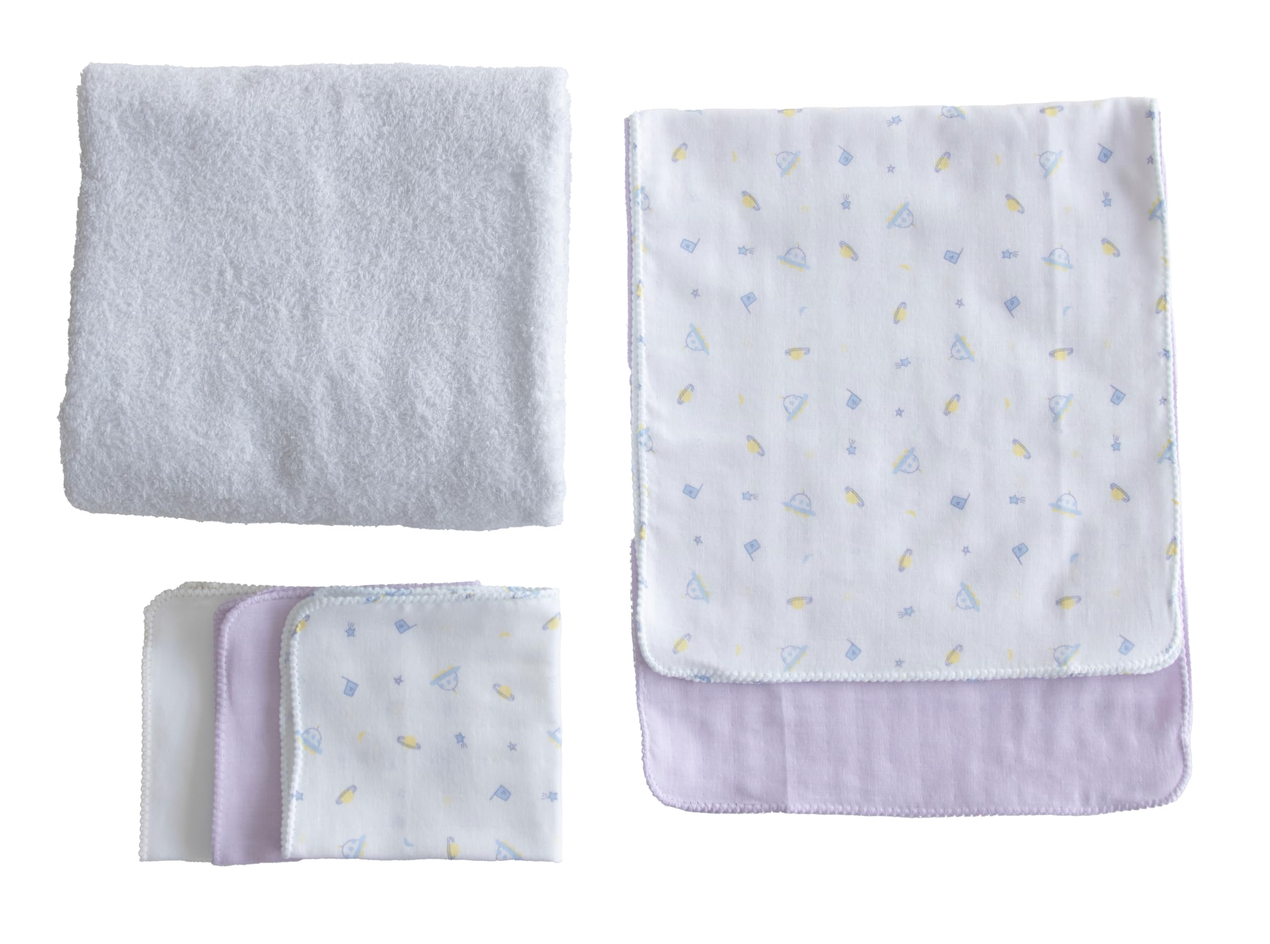 Amazon.co.jp: 【日本製】 PUPO はじめての お風呂 セット 6点 綿 100