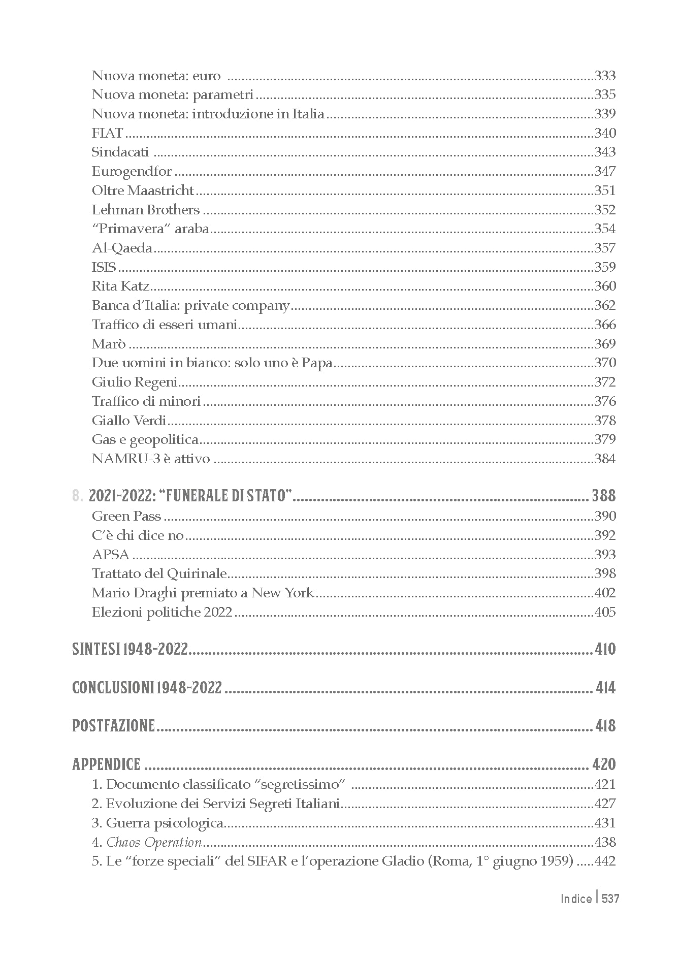L'altra storia d'Italia 1948-2022: Vol. 2
