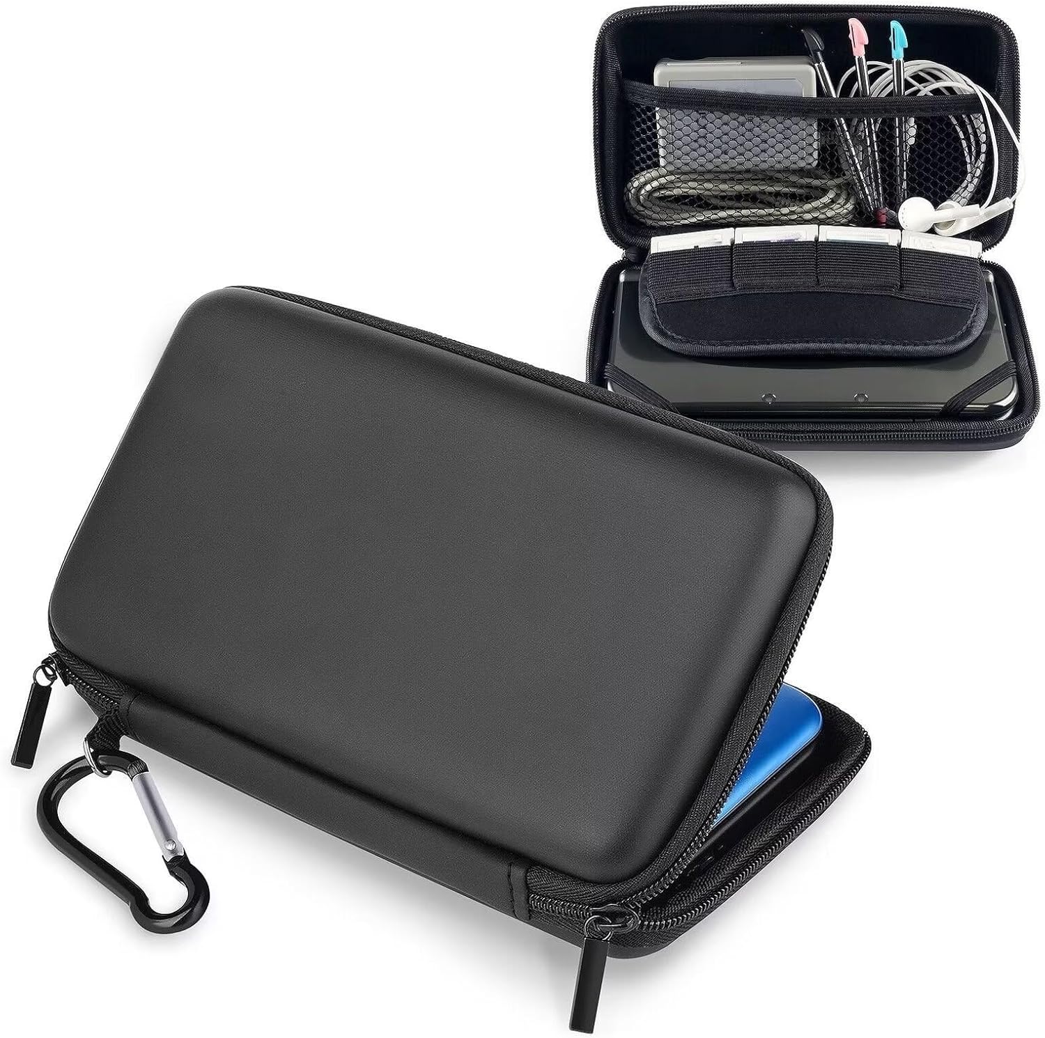 USonline911 Black Carry Hard Case Bag Pouch for Nintendo 3DS XL Model and for Nintendo 3DS Platform