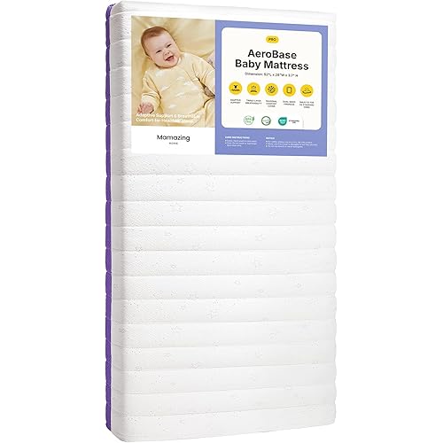 Premium Crib & Toddler Mattress - CertiPUR-US Certified, Fits All Standard Crib & Toddler Beds, Baby Mattress Waterproof Sleep Surface,Pro