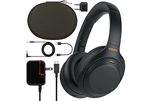 Sony WH-1000XM4 - Black Noise-Canceling Headphones