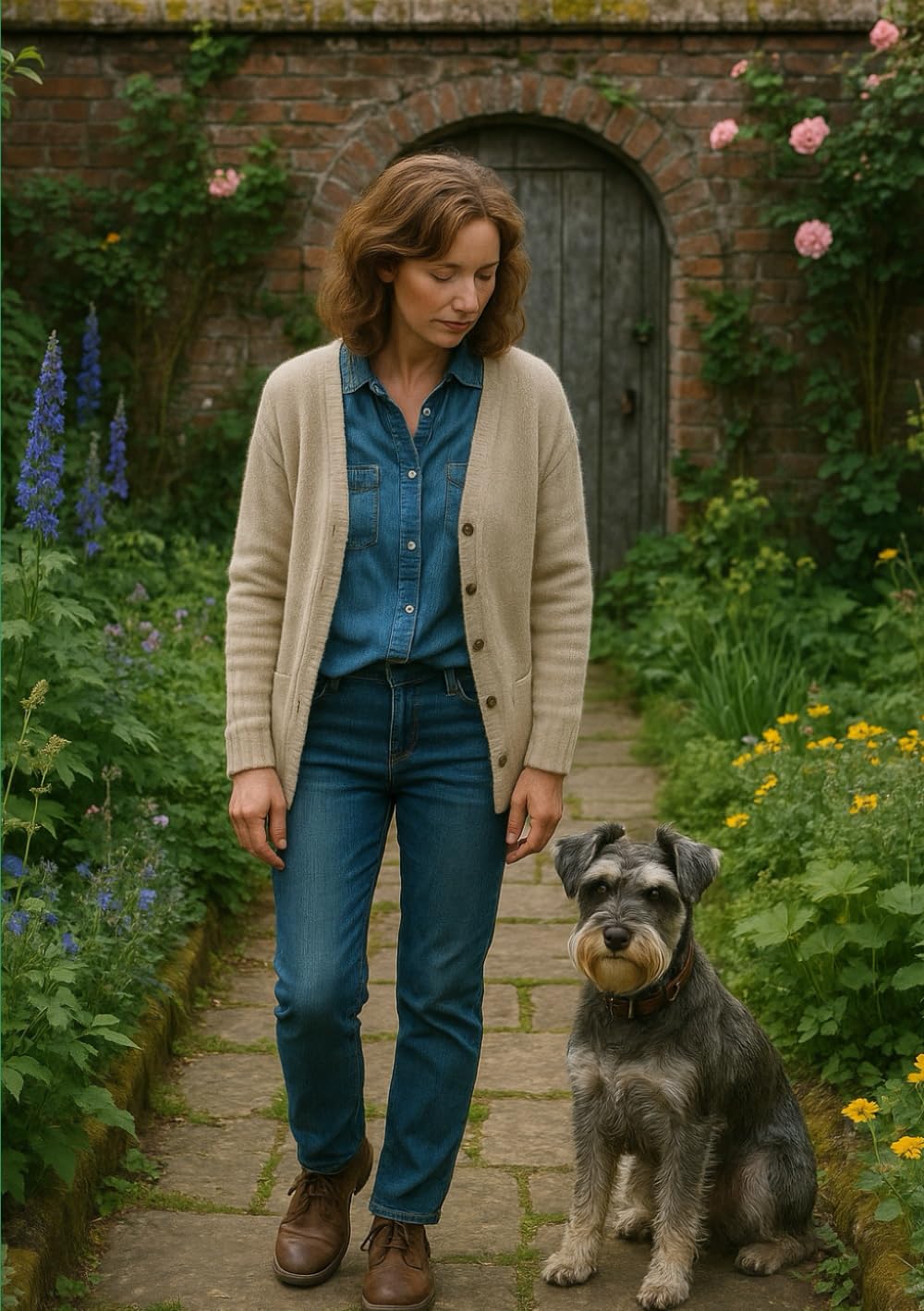 Where She Planted her Feet (The Dog At Her Side)