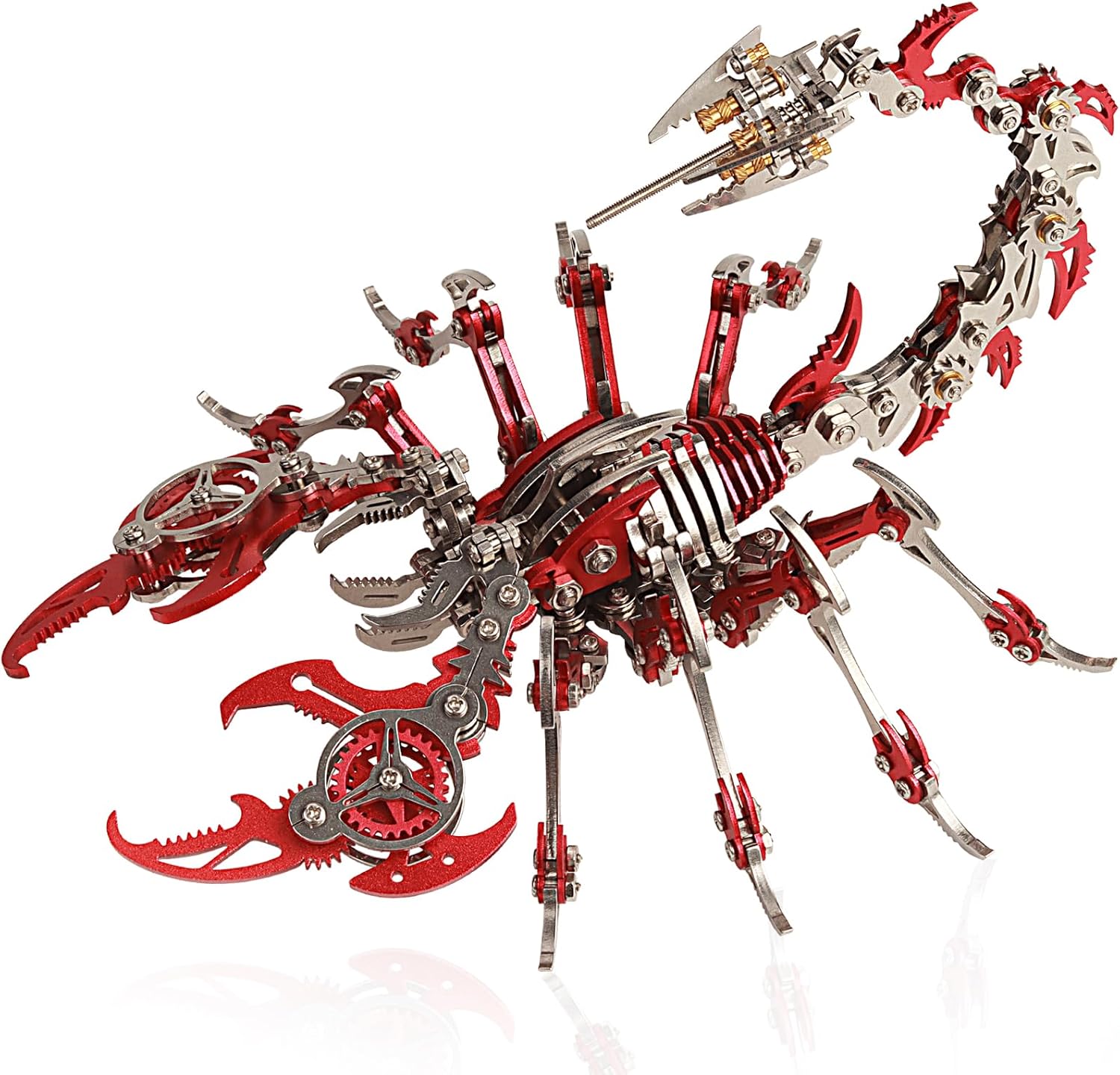 3D Metal Puzzles for Adults, Scorpion 3D Metal Model Kits to Build DIY Colorful 3D Puzzle Ornaments for Adults,Teens Birthday Christmas