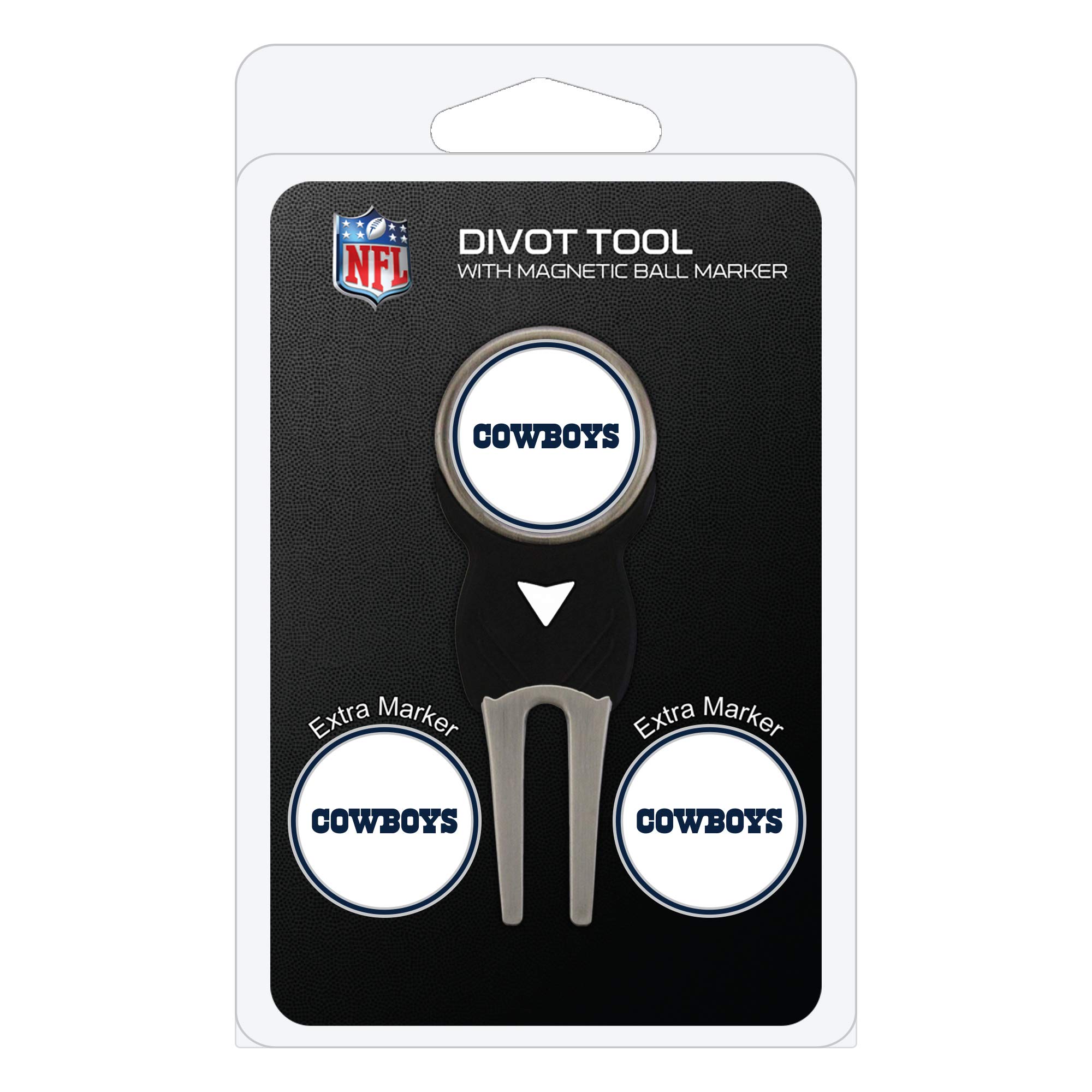 NFL Divot Tool Pack with 3 Golf Ball Markers