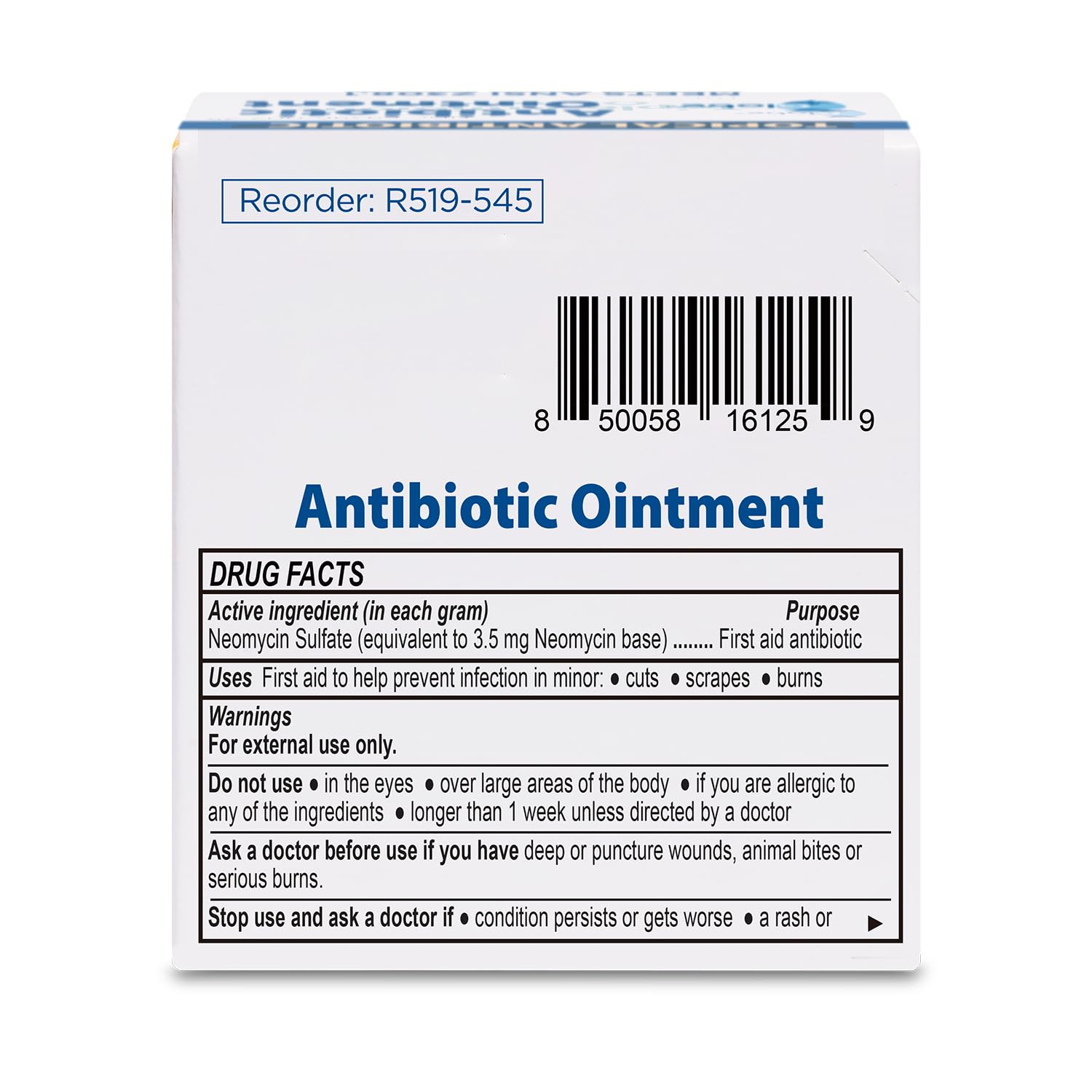 Globe 25 Packets Antibiotic Ointment, 0.9g Single Packet, First Aid Kit — Amazon image 6
