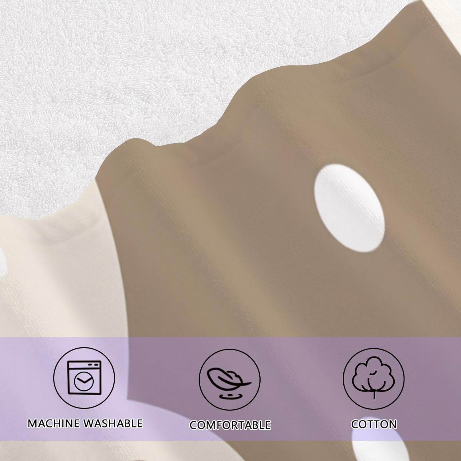 Hand Towels Premium Soft and Highly Absorbent Head of Cute Polar Bear 2 Pcs Towels for Bathroom Set 100% Cotton Decorative Face Towels