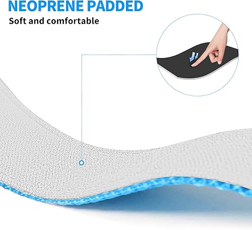 Miniatura 4 de Beebiepet Collar reflectante para perro, de neopreno suave y acolchado, de nailon transpirable, para mascotas, ajustable para cachorros y perros