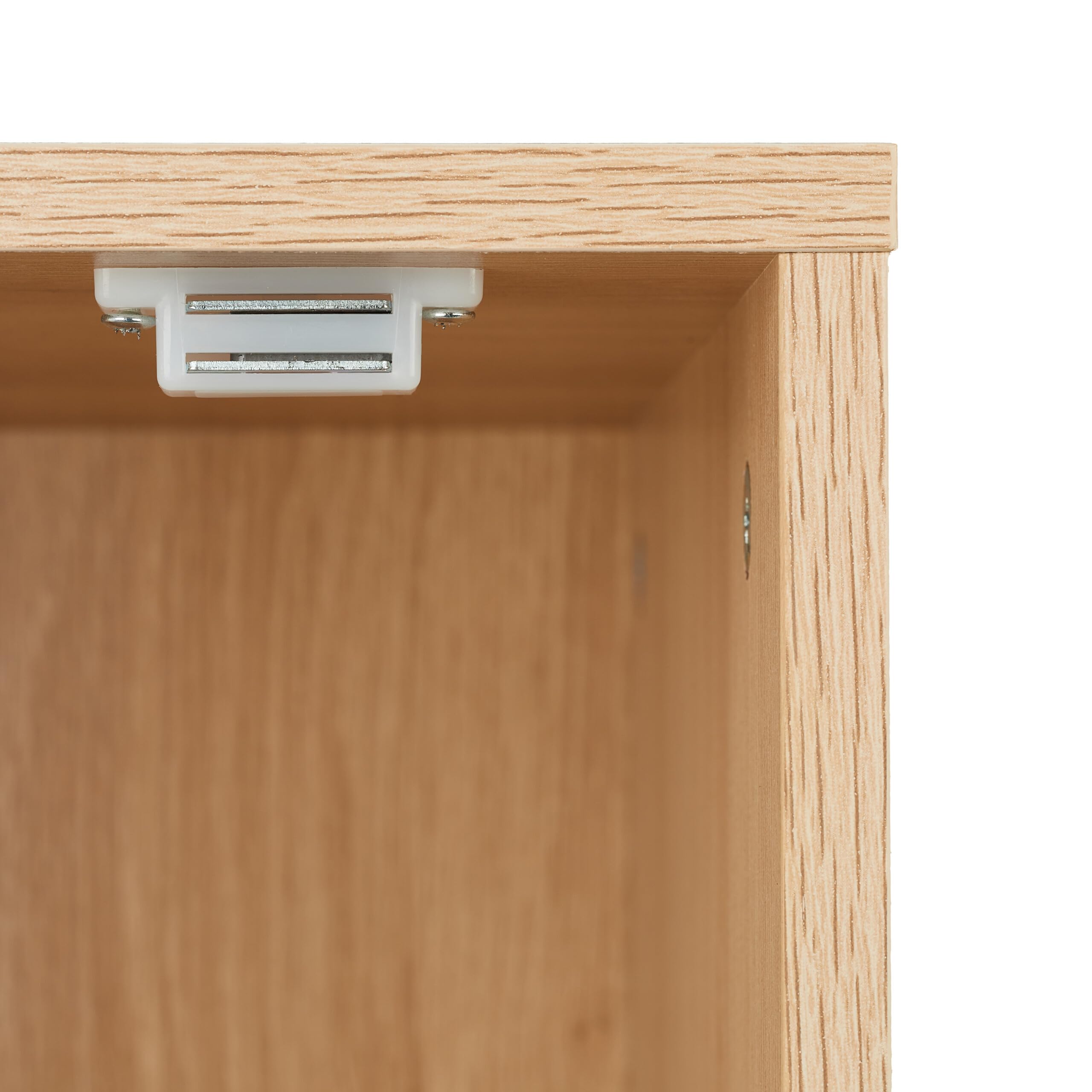 Relaxdays Armario para Gatos con Puerta, 50 x 40 x 40 cm, Escondite para Arenero, Camita, Interior, Natural y Blanco