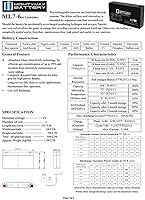 Vista 6 de Mighty Max Battery Batería de repuesto SLA 6v 7ah para leoch djw6-7.0 - 2