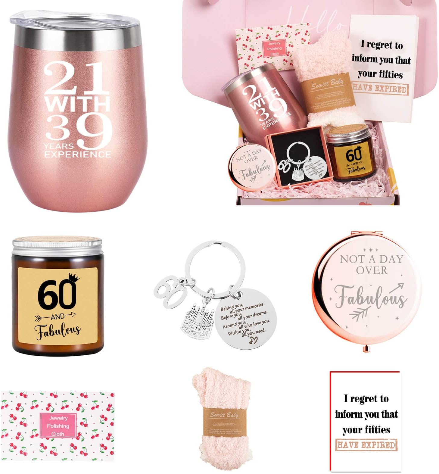 60th Birthday Gifts For Women - 60th Birthday Gift Ideas, 1964 Birthday Gifts For Women, Birthday Gifts For 60 Year Old Woman, 60th Birthday Presents For Women, Happy 60th Birthday Gifts For Women