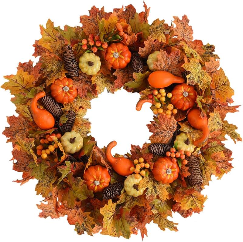 outdoor fall wreaths