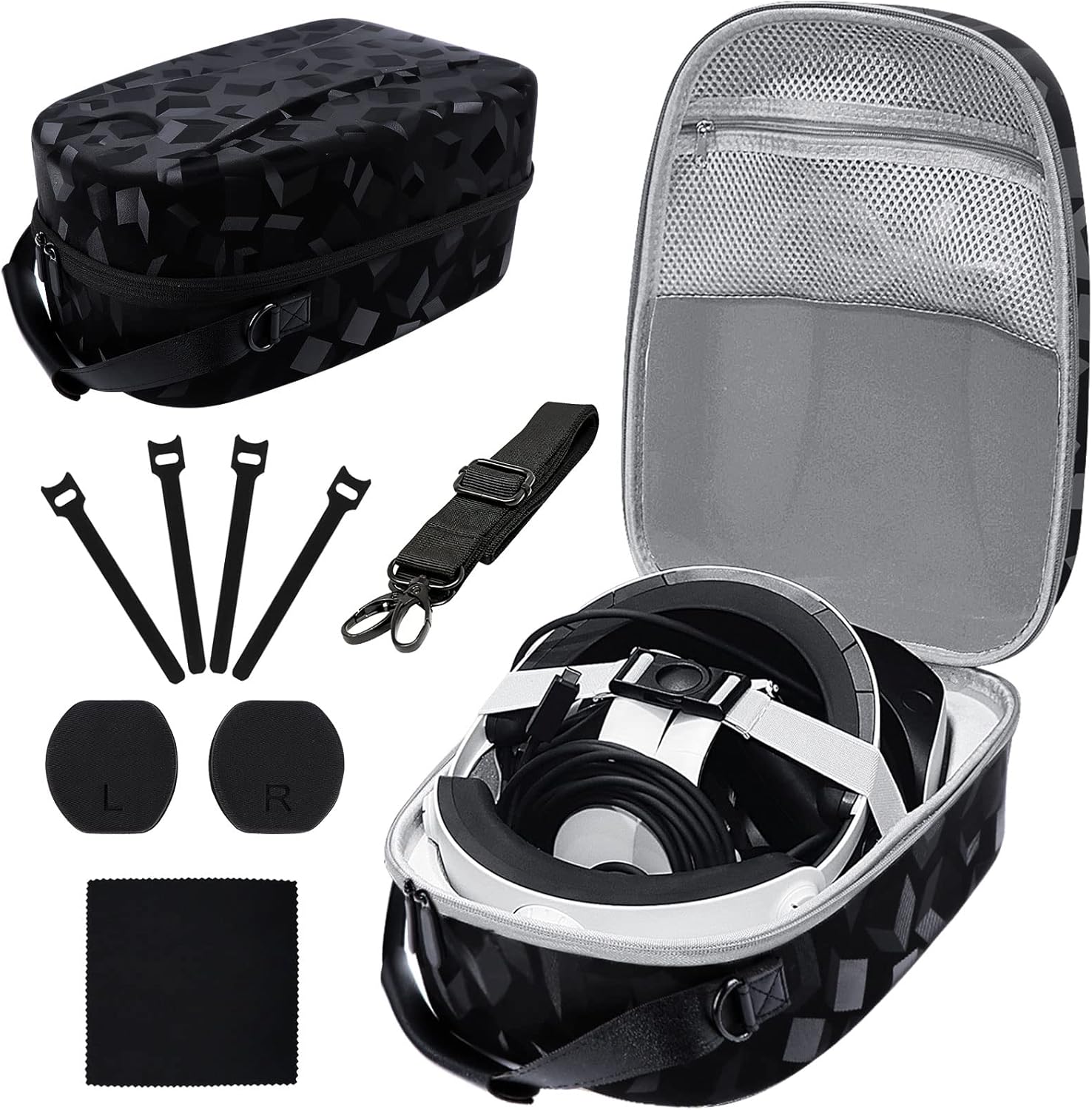 Case for PS VR2, TQSAYHOB Hard Carrying Case for PSVR2, Lightweight