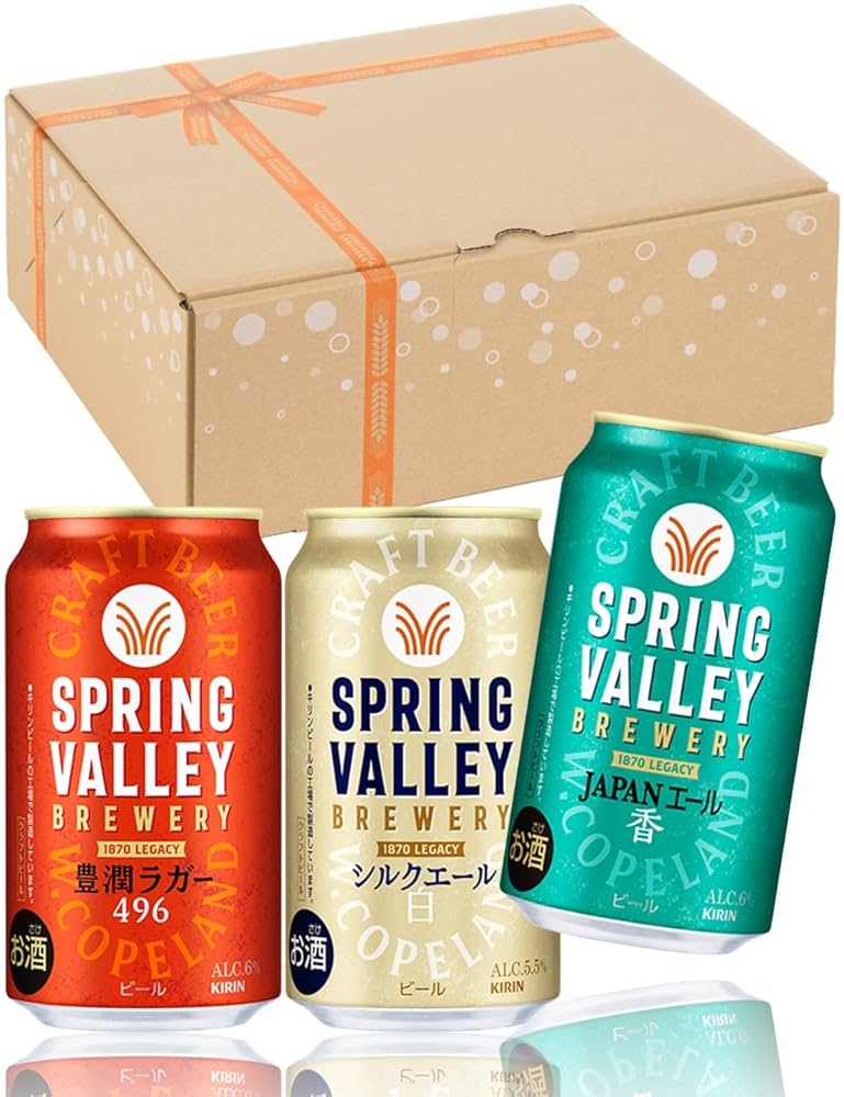 まぁ坊SPRING VALLEY BREWERY 豊潤ラガー シルクエール SPRING VALLEY BREWERY 豊潤ラガー 496 350ml 缶｜商品・品質