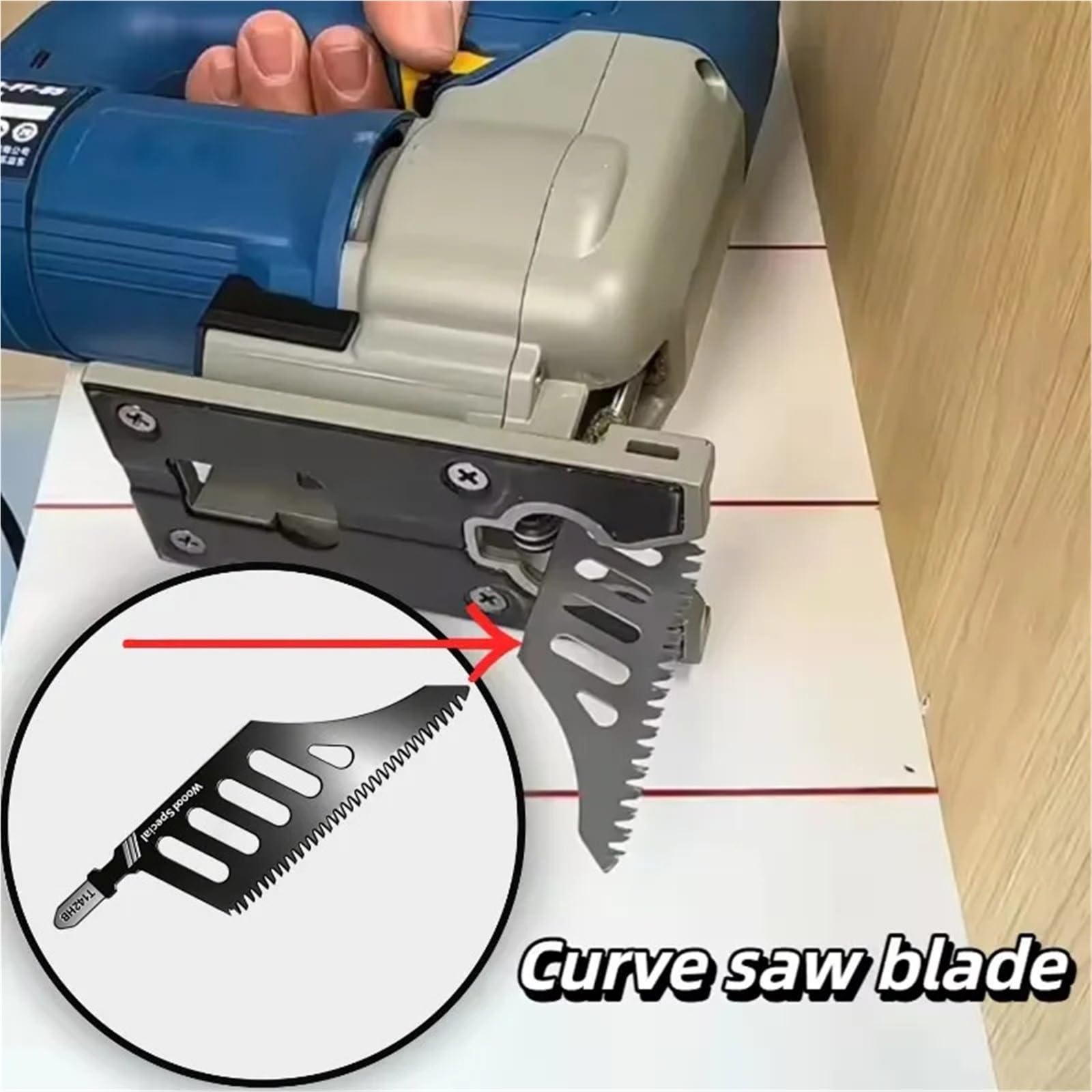 20 Lames De Scie Sauteuse Robustes À Emmanchement En T For La Coupe Du Bois Et De L'aluminium. Dents Larges For Une Précision Optimale Dans Les Espaces Restreints. Outils De Coupe Remplaçables.(20PCS)