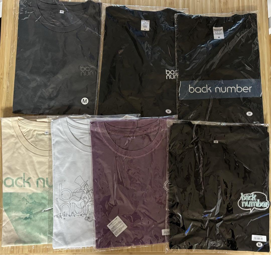 Amazon.co.jp: back number ツアーTシャツ7枚セット : ファッション