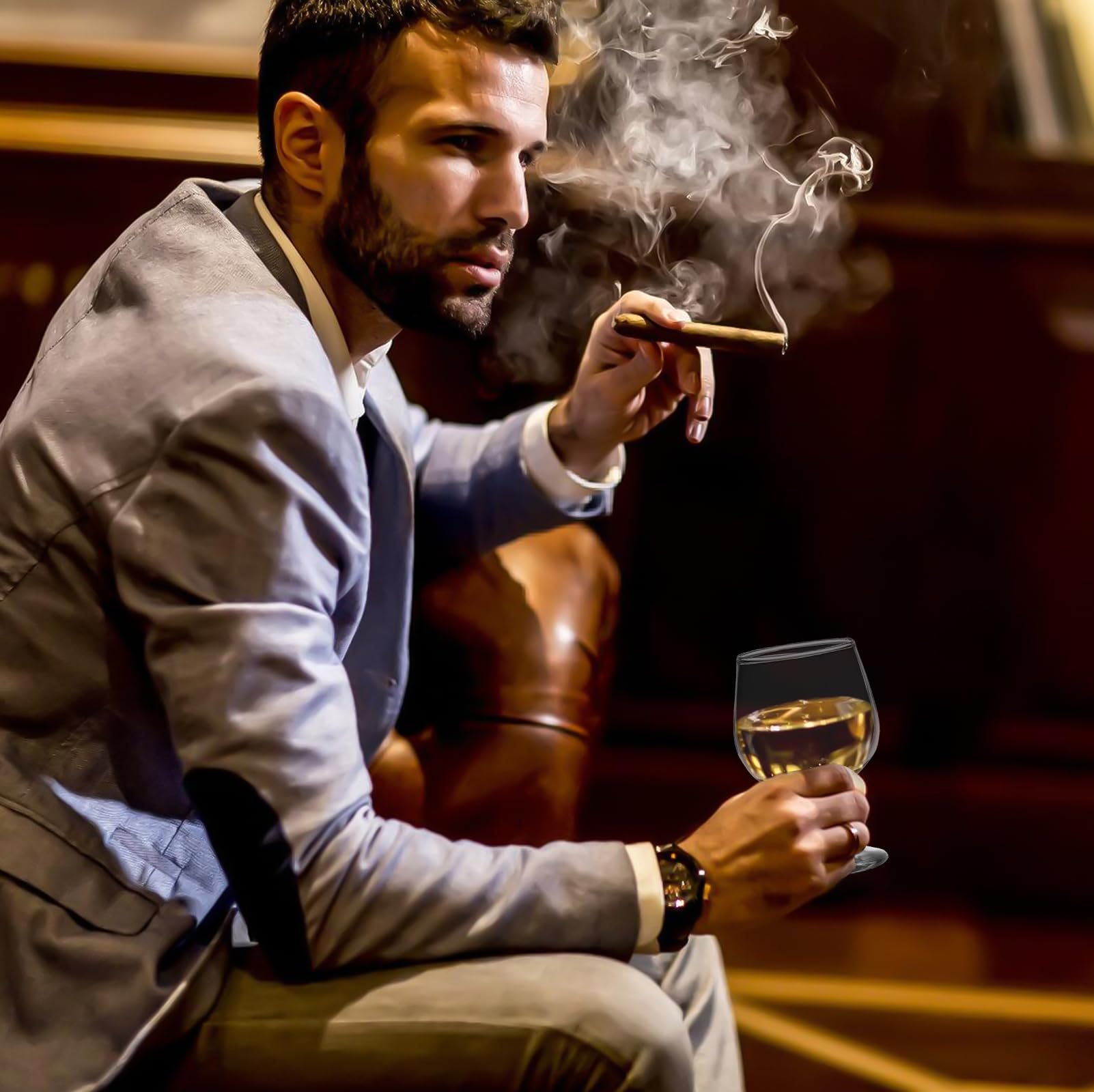 Lot De 6 Verres à Liqueur 100ml - Verres à Cognac, Brandy Et Shots Élégants En Verre Cristal Sans Plomb