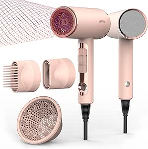 FUNTIN Hair Dryer blow dryer 2024 version pink