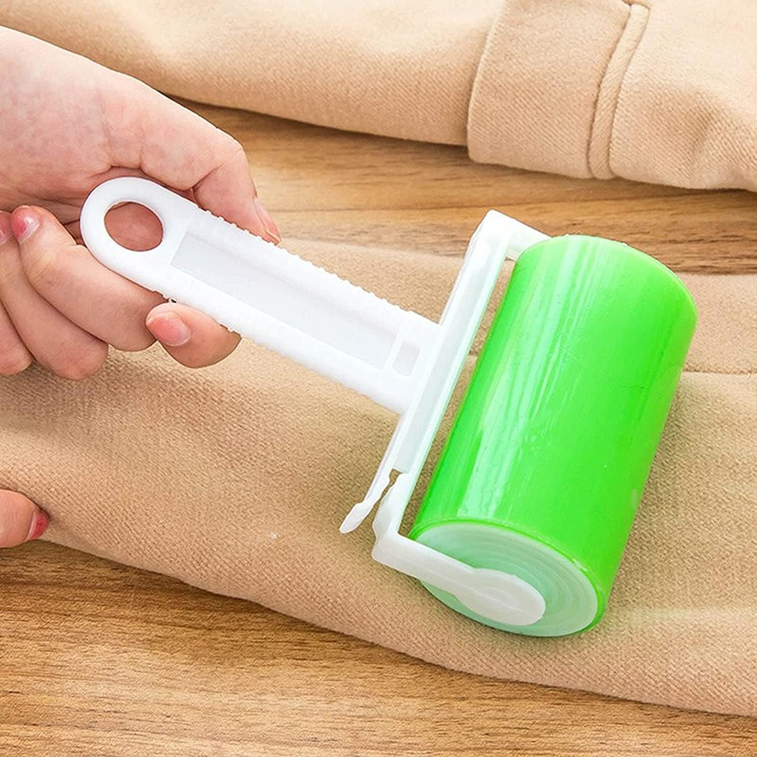 Rolo Tira Pelos Poeira e Fiapos Adesivo Lavavel Reutilizavel para Roupas Sofas e Tecidos