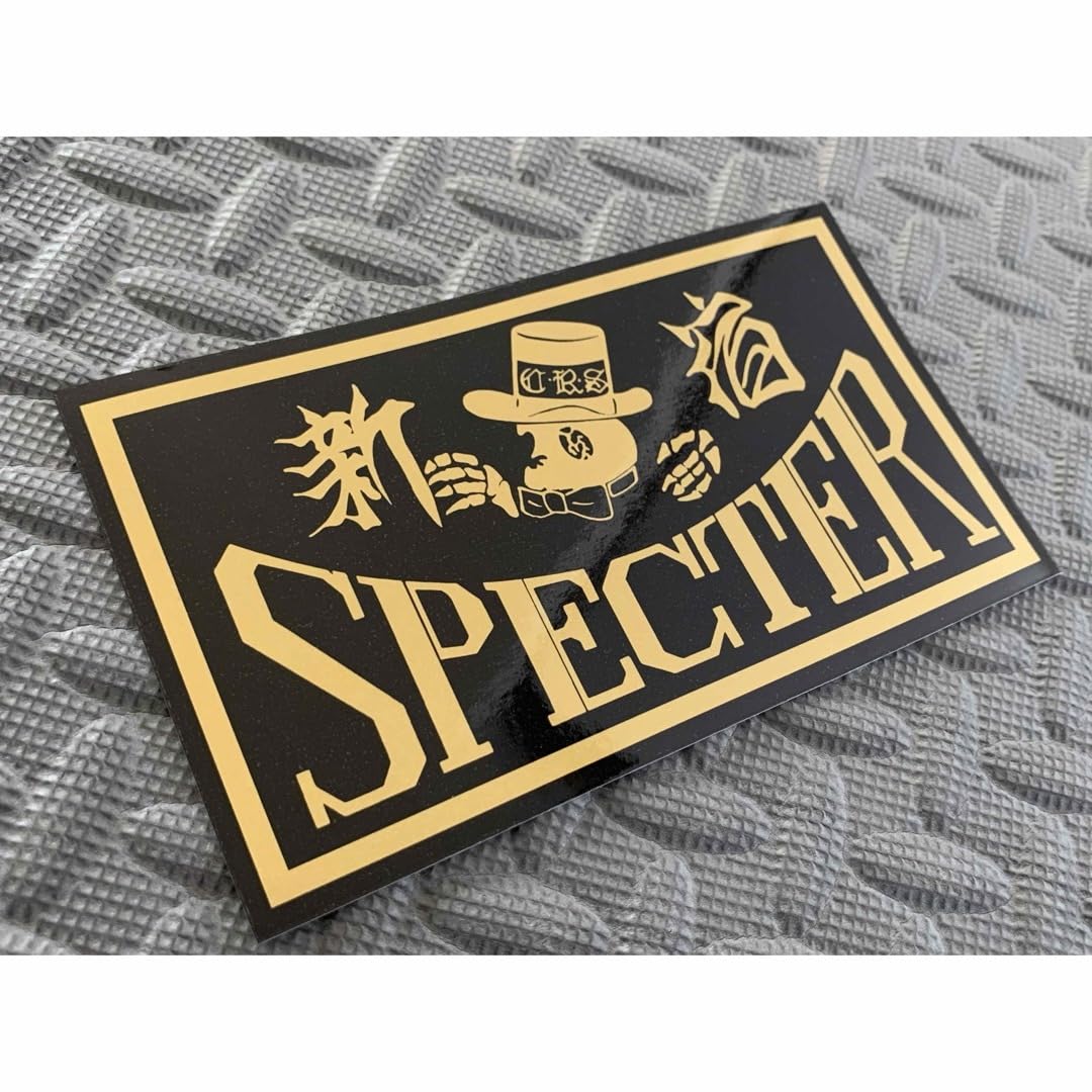 Amazon.co.jp: SPECTER 4 新宿 スペクター 黒金 防水ステッカー 暴走族