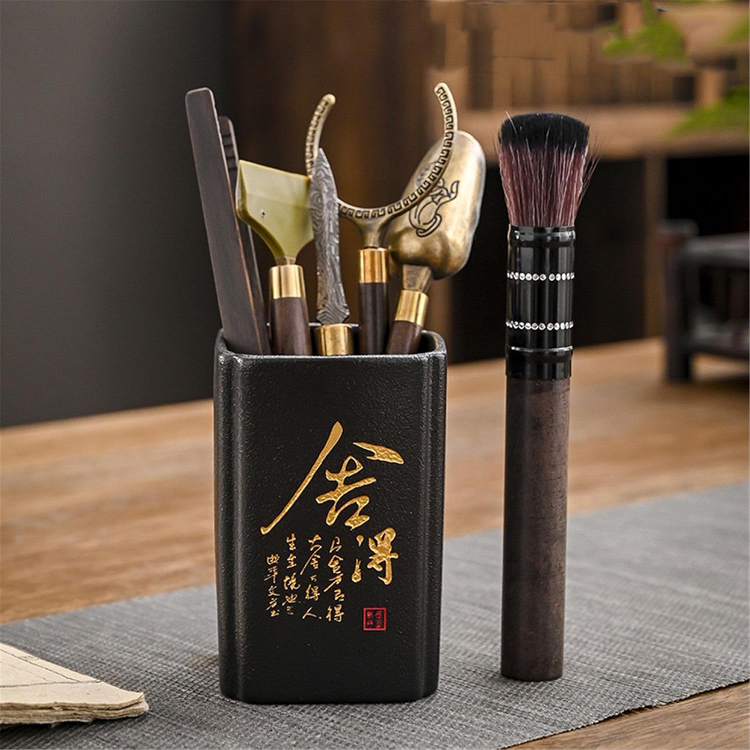 Tea Ceremony Kung Fu Tea Set Accessories Tea Drinking Supplies Clips Brushes Tea Table Table Tea Making Tools-Color2