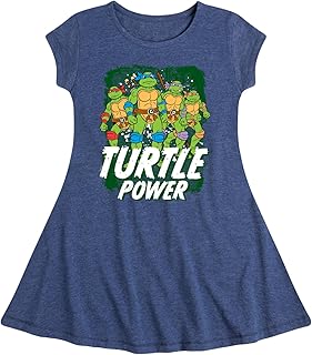 Teenage Mutant Ninja Turtles -Turtle Power - Toddler & Youth Girls Fit & Flare Dress - Buy now