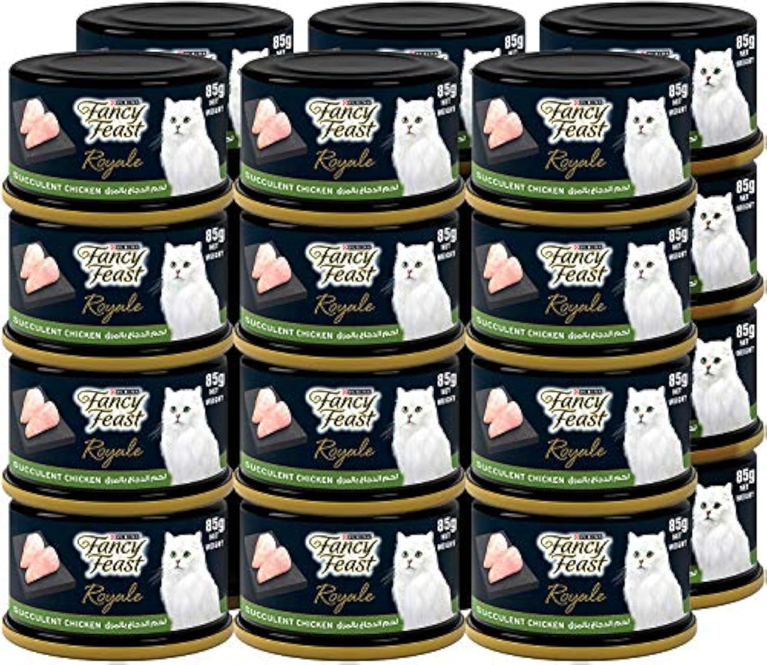 Fancy Feast Royale Roasted Chicken, 85G (Pack of 24 Cans)