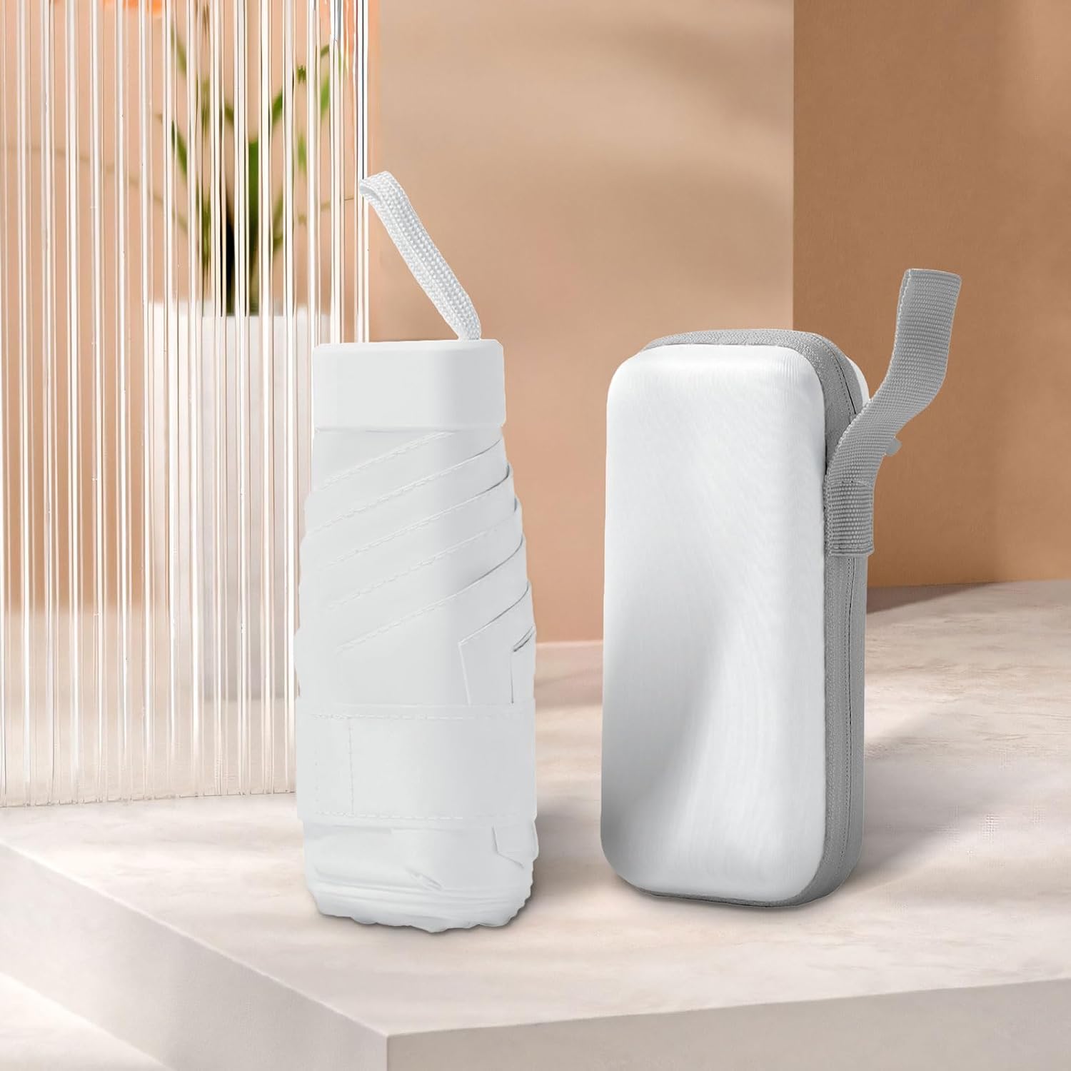 Mini Travel Umbrella Purse with Case Compact, Lightweight, UV Umbrella UPF 50+ Sun Protection, Windproof Portable Parasol for Women, Men & Kids - Image 2