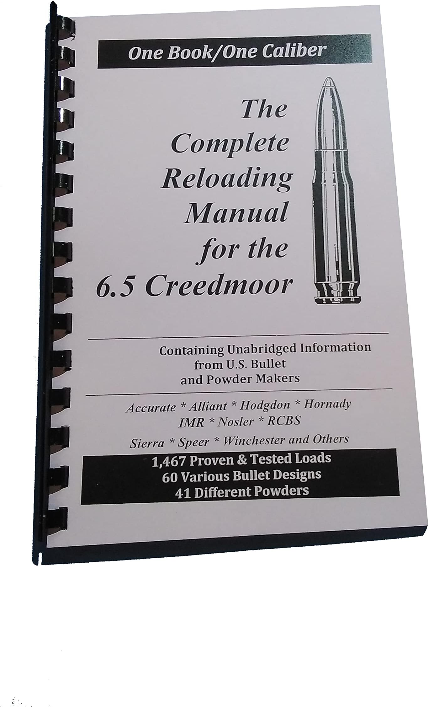 Loadbooks USA Complete Reloading Manual 6.5 Creedmoor NEW