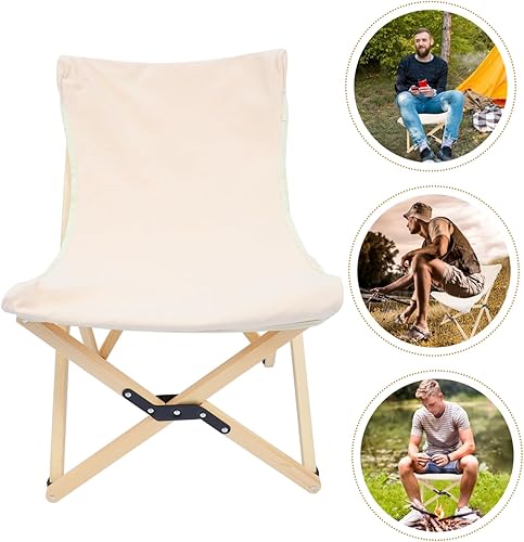 Miniatura 6 de BESPORTBLE Mesa de rollo de huevo, silla plegable portátil, sillas plegables para exteriores, taburete de picnic, silla plegable, silla portátil,