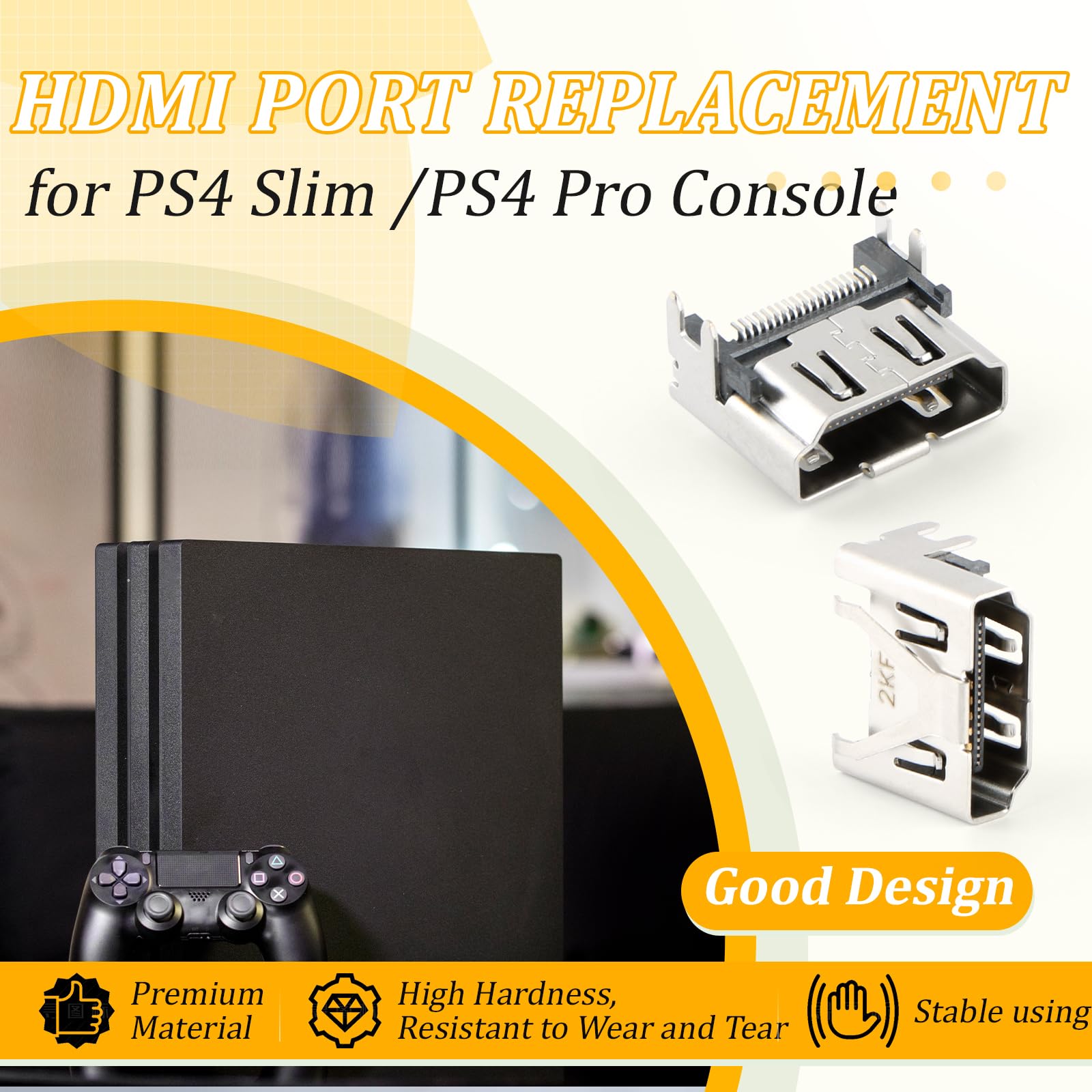 Amazon.co.jp: PS4 Slim /PS4 Pro HDMIポート交換用2個 Sony