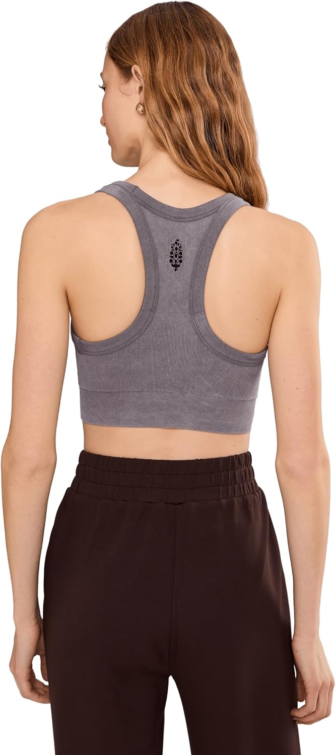 Free People, Womens, Go to Bra, Washed Driftwood, Medium/Large - Image 4