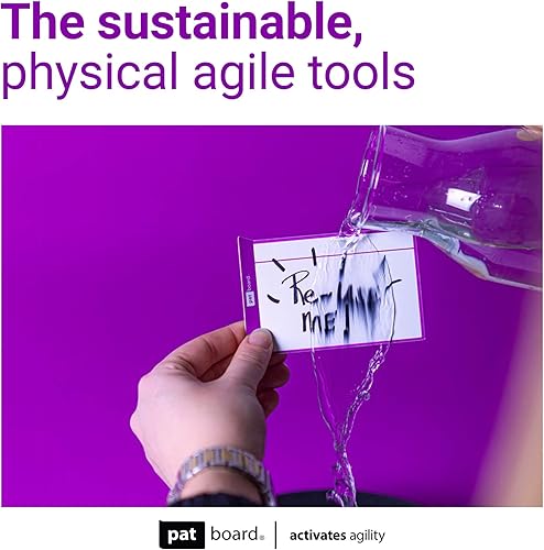 Miniatura 6 de Scrum and Kanban Tools, kit de etiquetas de instrucción magnéticas para tablero.