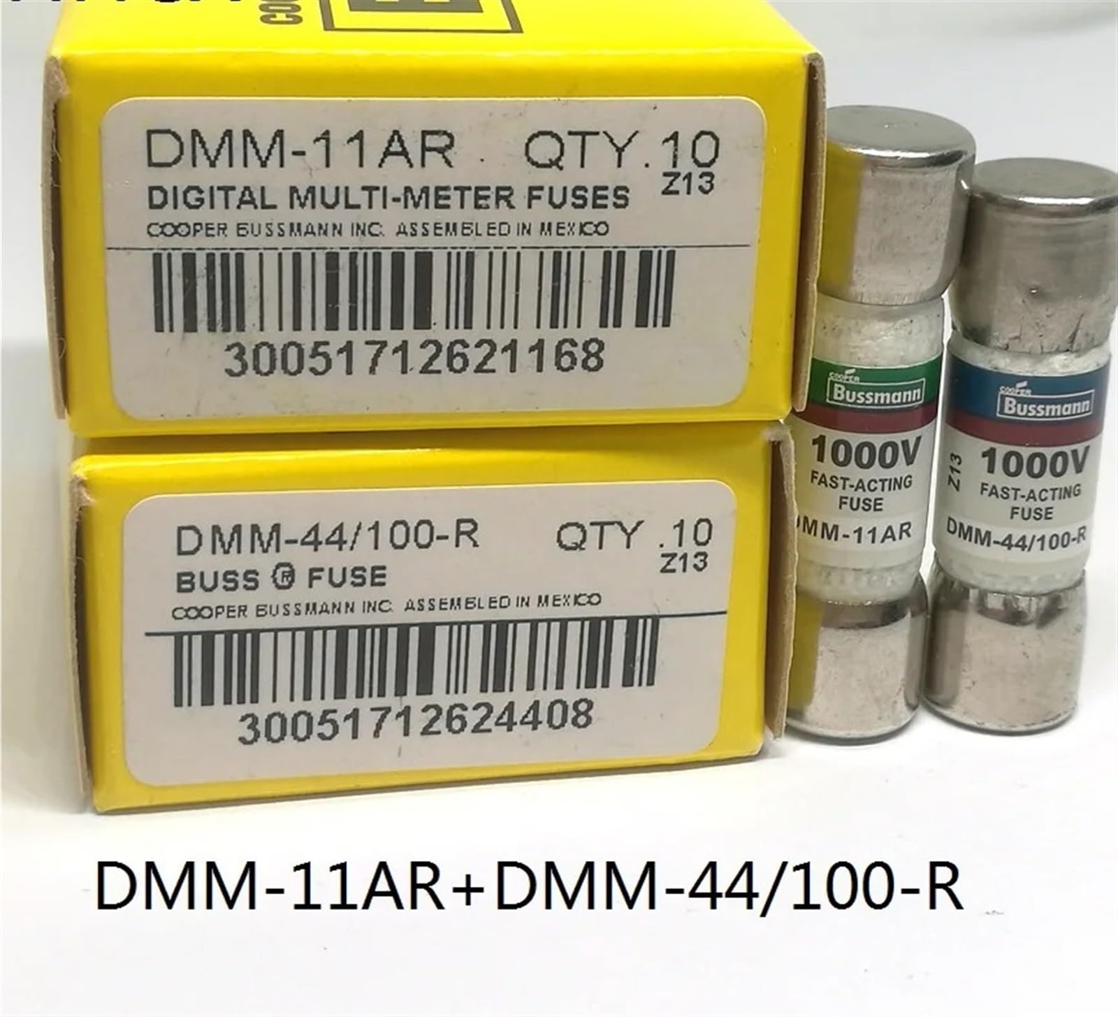 1par= DMM-11AR + DMM-44/100-R FUSIBLE RÁPIDO 1000VAC/DC for MULTÍMETRO 11A+440mA