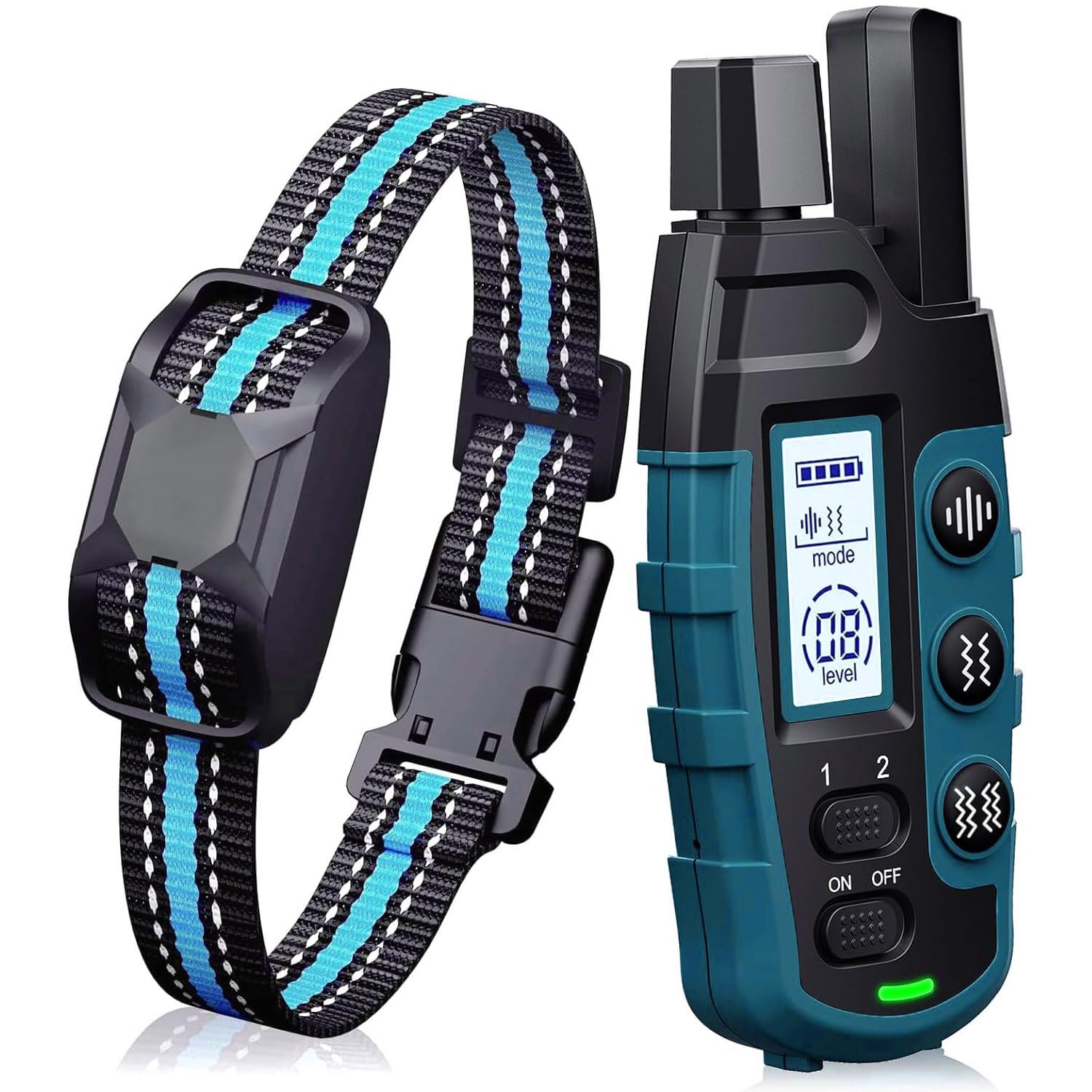Collar de Adiestramiento para Perros, Alcance de 2600m, Cumple con la Ley de Bienestar Animal 2024, 3 Modos: Sonido/Vibración/Boost Vibración, para Perros de Todos los Tamaños | Manual en español