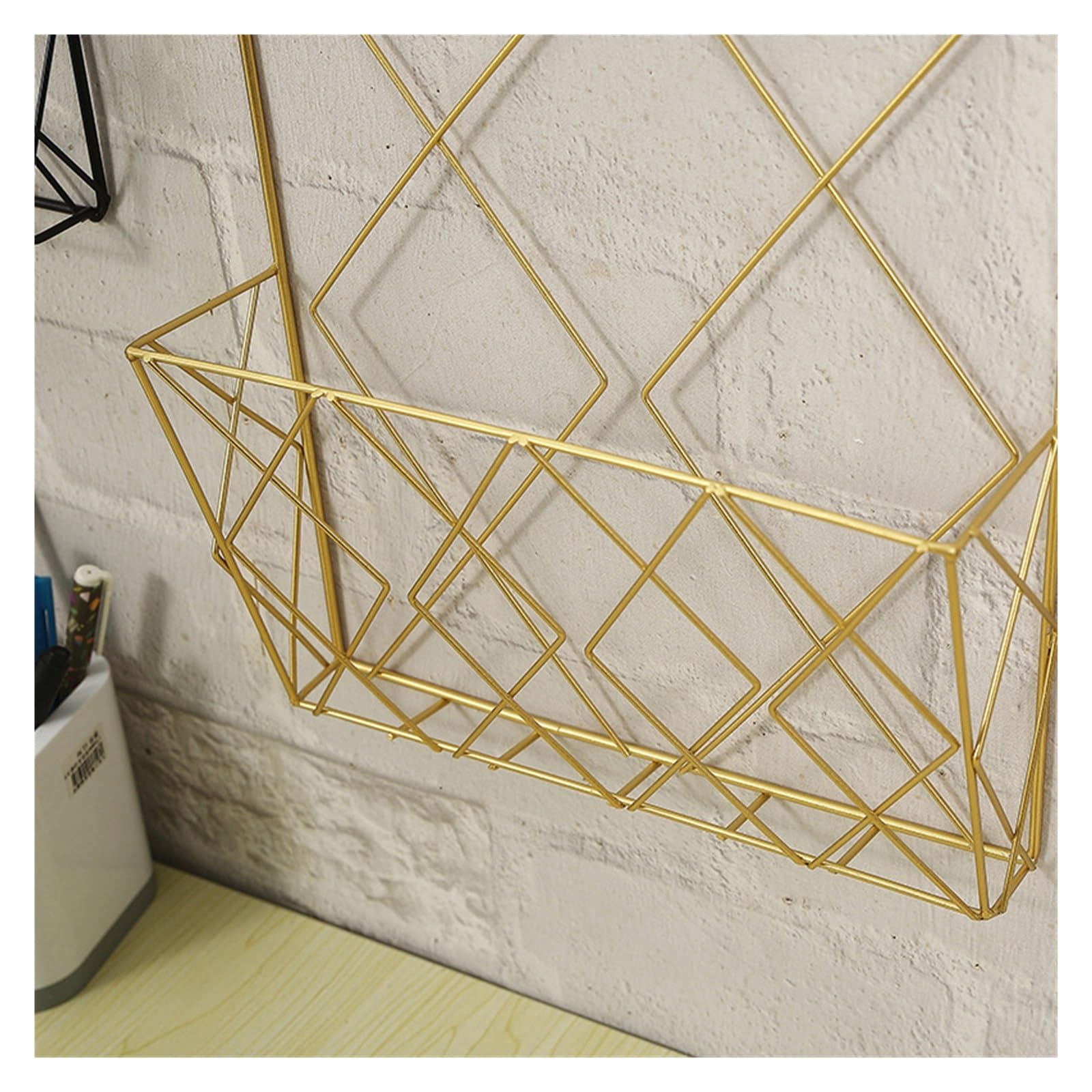 Revistero metálico de pared, pequeño y moderno, ideal for el hogar, la oficina, el estudio o cualquier espacio de trabajo. revistero