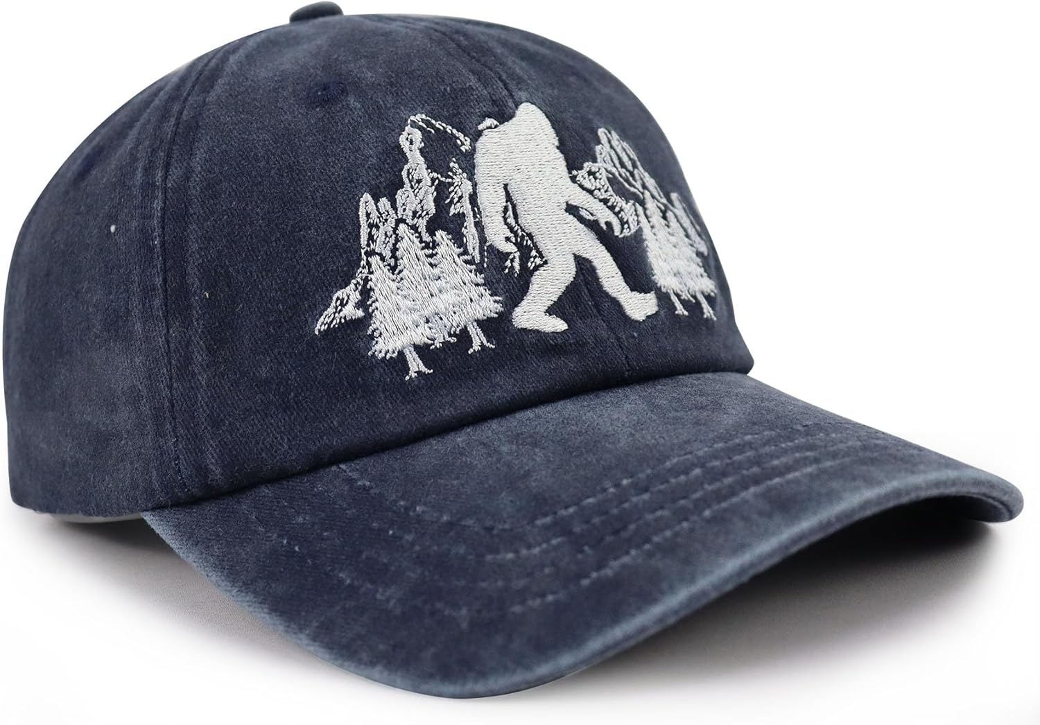 Bigfoot Hat for Men Women, Funny Embroidered Big Foot Baseball Cap - Image 3