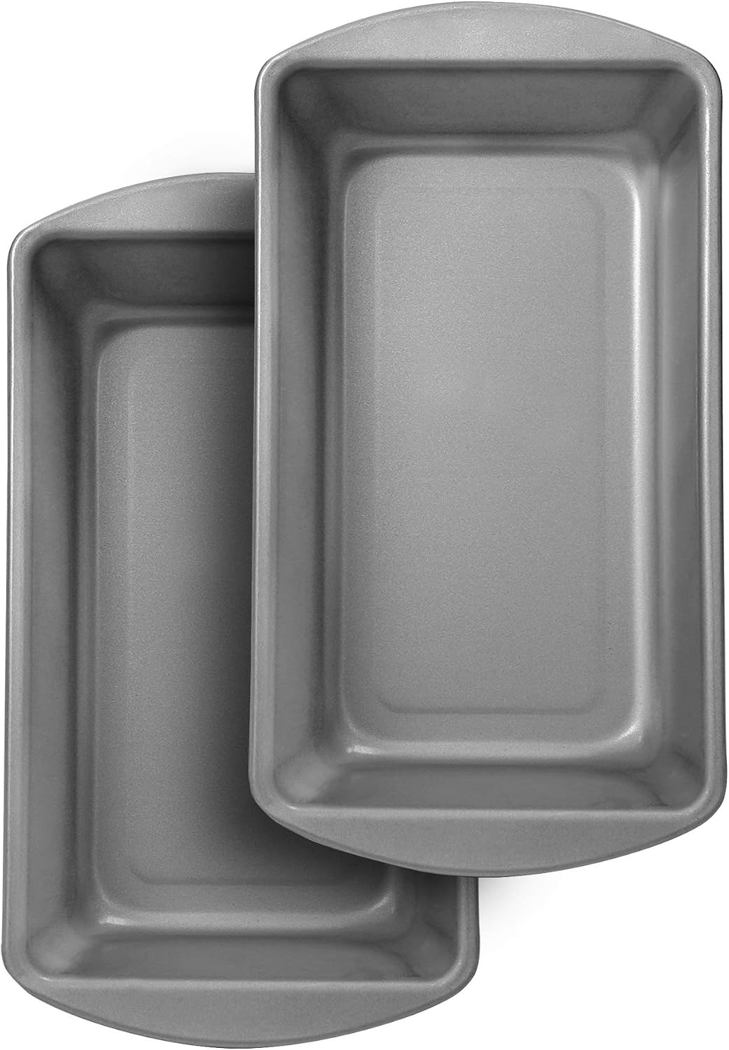 G & S Metal Products Company OvenStuff Nonstick Large Loaf Baking Pan, Set of 2, Gray