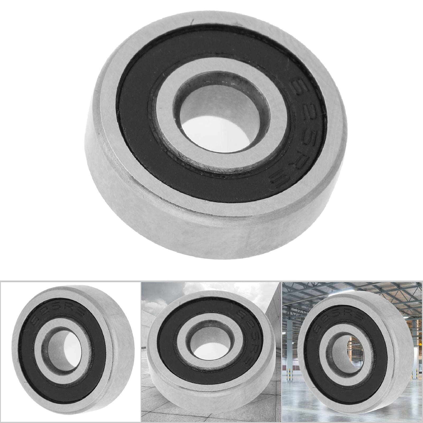 Kugellager, doppelseitige Dichtung, Tiefe Nut, 10 Stk. 3/4/5/6 mm Innendurchmesser 10/13/16/19 mm O.D Doppelseitige, kautschukversiegelte, Tiefe