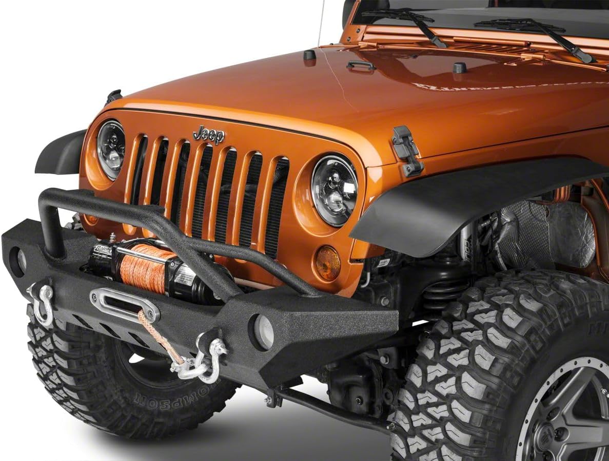 Barricade Off-Road Adventure HD Front Bumper with 4x4 Styling Fits Jeep Wrangler JK 2007-2018