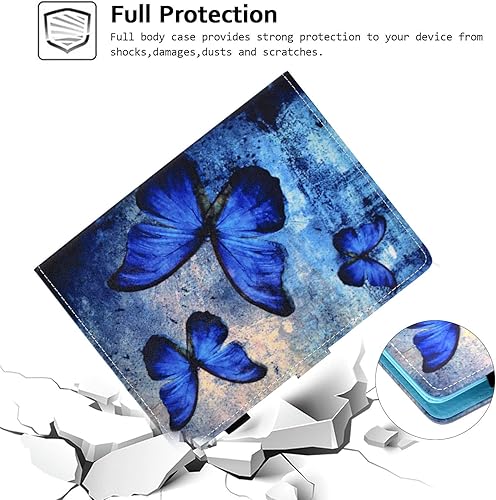 Miniatura 5 de Funda universal de 7 pulgadas, de piel sintética, antideslizante, con soporte magnético ranuras para tarjetas, funda delgada plegable para todas las