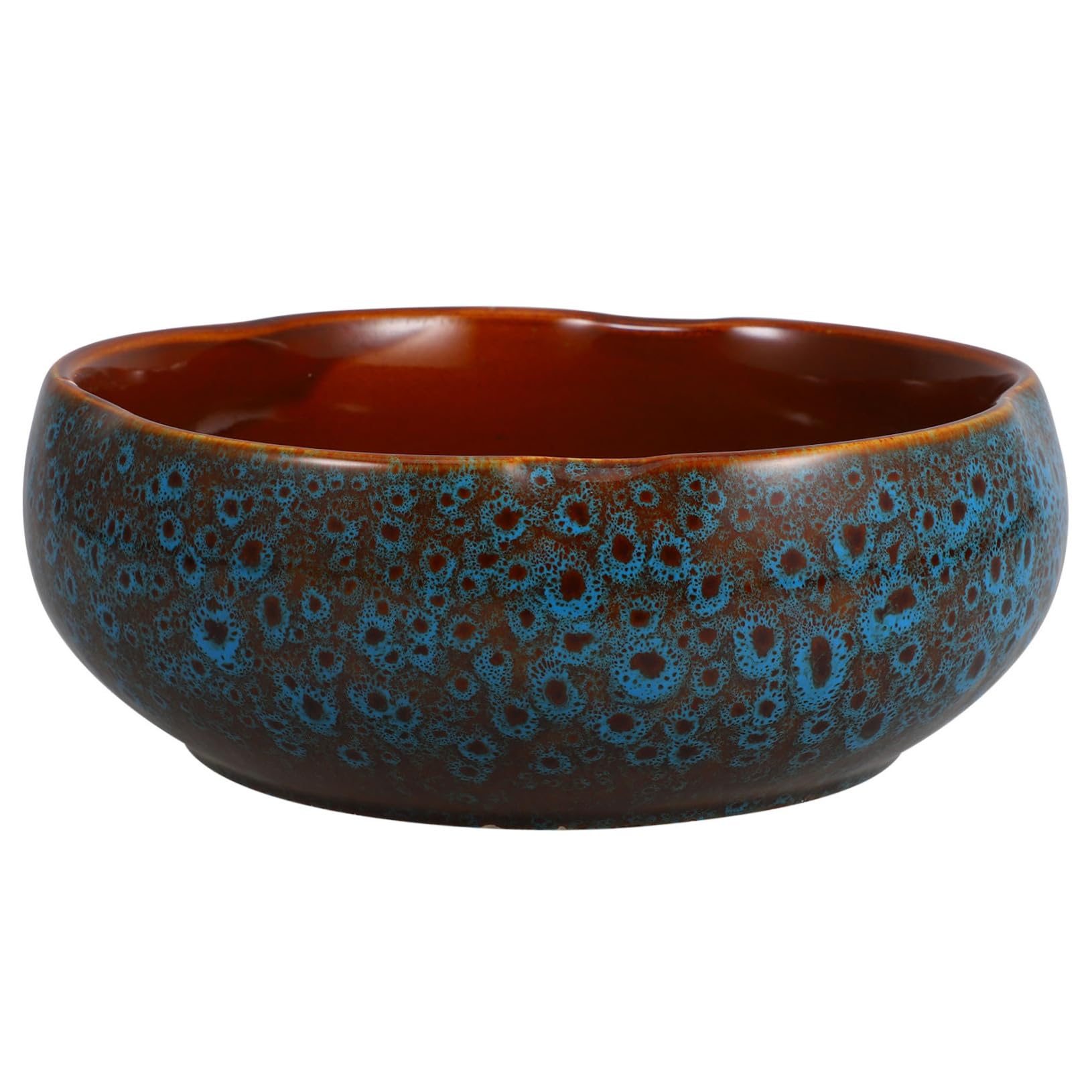 MOBUTOFU Maceta Hidropónica Macetas Grandes para Plantas De Exterior Maceteros De Agua para Plantas De Interior Maceteros Grandes para Plantas De Exterior Maceta De Porcelana Cerámica Blue