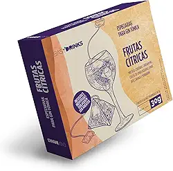 Easy Drinks - Sachê piramidal de Especiarias de Frutas Cítricas para Drinks