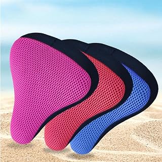 Aramox Cojín de Bicicleta Funda de Asiento de Bicicleta Acolchada de Tela Transpirable 3D Gruesa 23 X 20 Cm Antideslizante Impermeable Ajuste para Pelotón Ejercicio Estacionario Ciclismo de