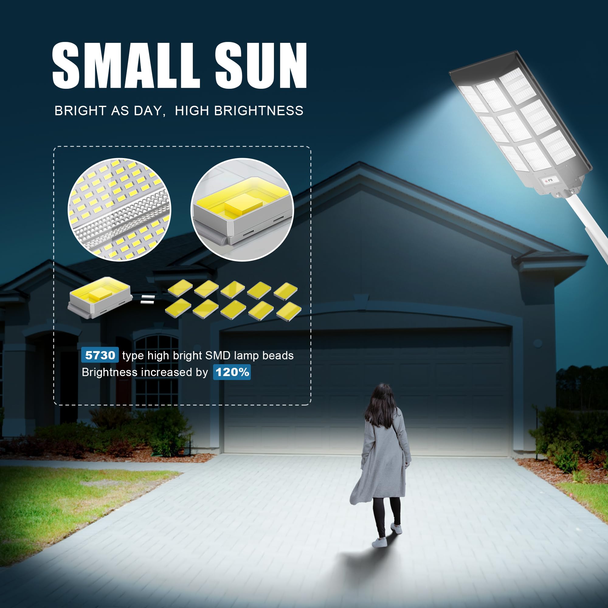 Snapklik Okpro Solar Street Lights Outdoor 1800w Solar Outdoor