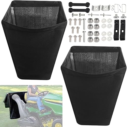 AM135485 - Bolsa de césped de densidad media compatible con John D-eere X300 X310 X320 X465 X485 X500 X700 GX255 GX325 LX255 LX266 LX280 LX290 LT150