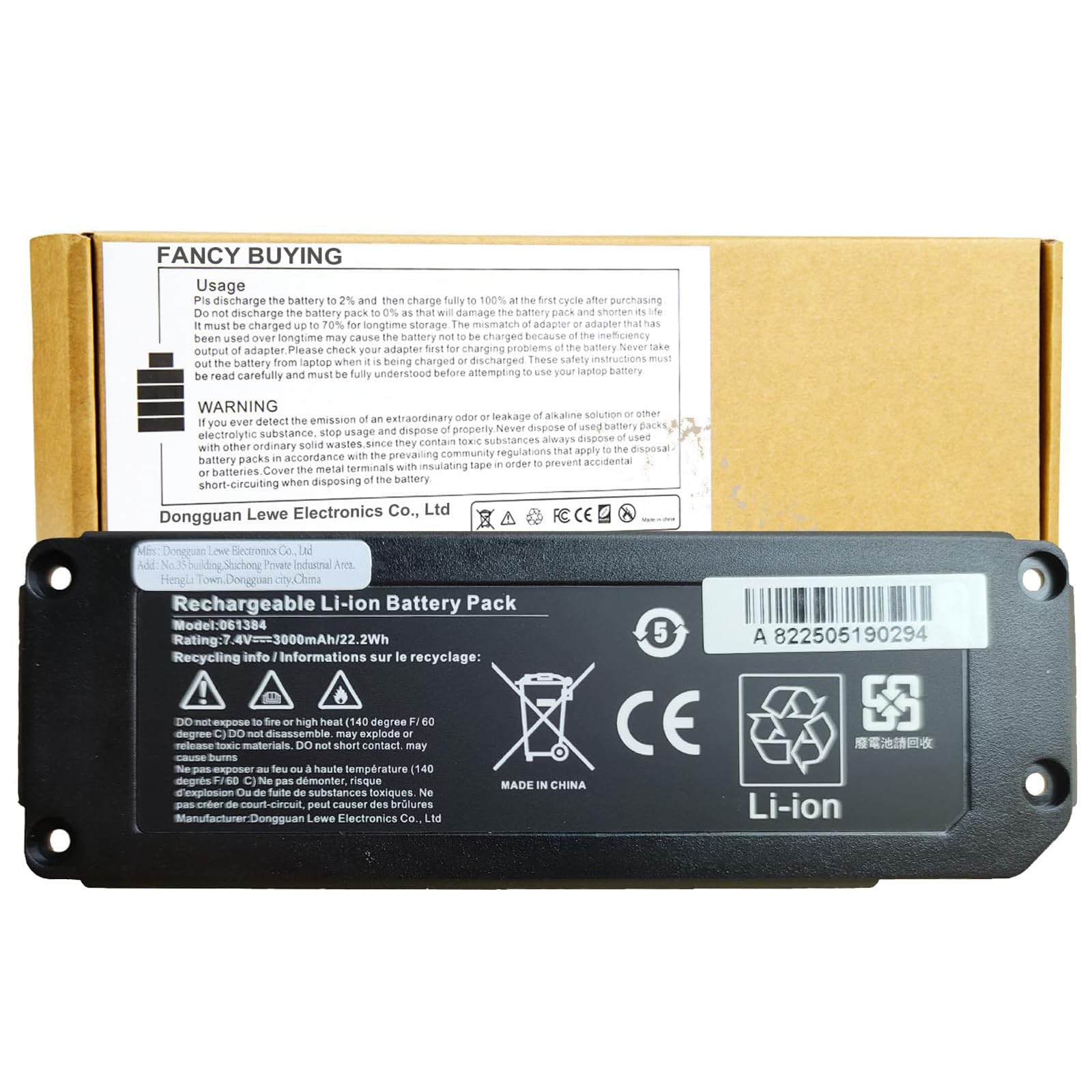 Amazon.com: Fancy Buying 7.4V 22.2Wh 061385 Battery for Bose
