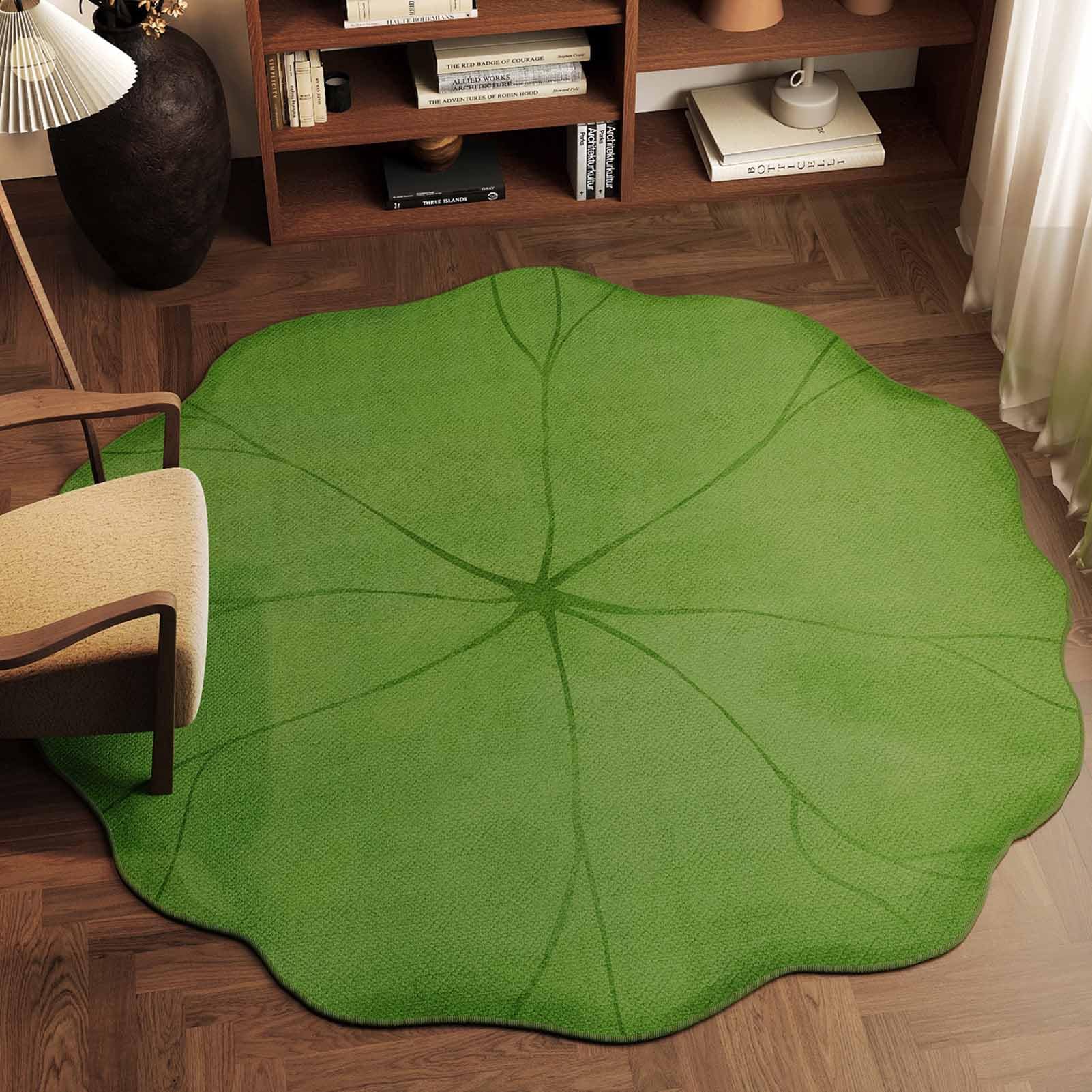 Tapis moderne TY&WJ tapis d'accent floral antidérapant 160cm salon