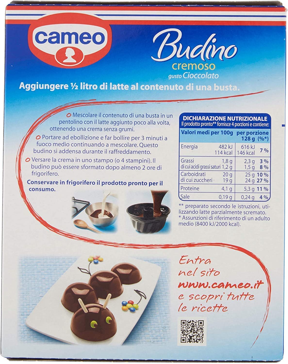 Lot de 6 sachets de 2 sachets de chocolat crème 180 g